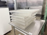 Polycarbonate Full Size Containers 3” Deep 18” W x 25” D w/Lids
