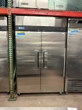 Turbo Air 2 Door Reach in Refrigerator