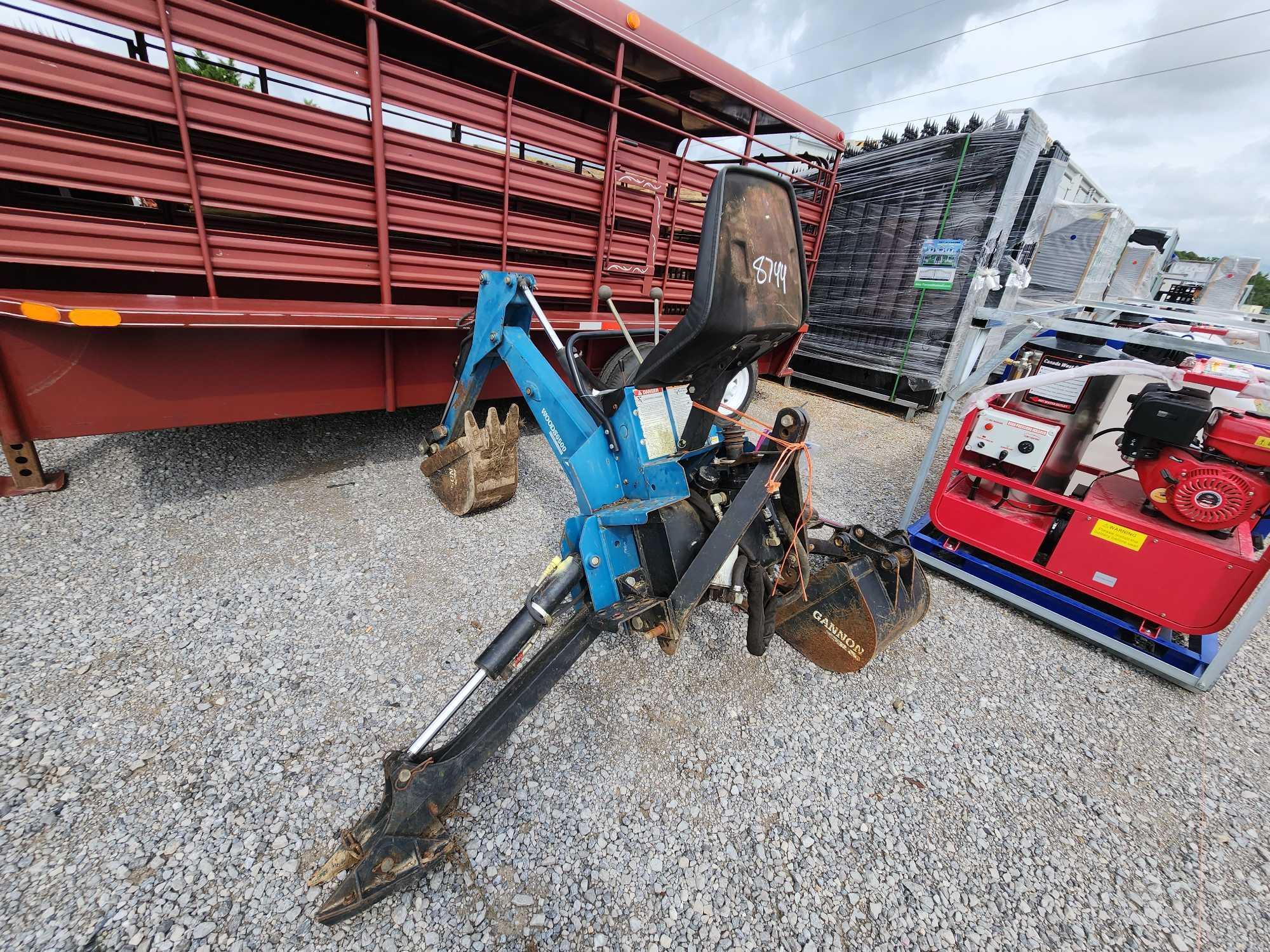 WOODS MODEL 6500 3PT BACKHOE W/ PTO PUMP W/ SEAT Proxibid