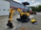 DIGGIT MODEL EM15 MINI-EXCAVATOR W/ BLADE, CANOPY, GAS ENGINE W/ 16