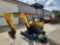 DIGGIT MODEL EM15 MINI-EXCAVATOR W/ BLADE, CANOPY, GAS ENGINE W/ 16