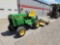 JOHN DEERE MODEL 400 2WD NON ROPS LAWN TRACTOR