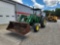 JOHN DEERE 5300-2 ROPS TRACTOR W/ 520 LOADER, JOY STICK LOADER VALVE, CANOPY, 6' BUCKET, DRAWBAR,