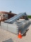 1- 24'W X 26'L X 8'T GALVANIZED BUILDING FRAME, 5 TRUSSES & 2 SIDEWALLS (MAKES A COMPLETE BUILDING)