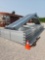 1- 24'W X 26'L X 8'T GALVANIZED BUILDING FRAME, 5 TRUSSES & 2 SIDEWALLS (MAKES A COMPLETE BUILDING)