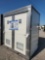 UNUSED BASTONE DOUBLE MOBILE RESTROOM W/ TOILET, SINK LIGHT 110V/220V