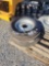 2- GOODYEAR 7.5-15 3 RIB TIRES W/ 6 LUG RIMS (2X=$)