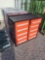 UNUSED DIGGIT TOOL CABINET W/ 10 DRAWERS ON WHEELS ORANGE & BLACK