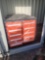 UNUSED DIGGIT TOOL CABINET W/ 10 DRAWERS ON WHEELS ORANGE & BLACK