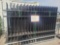 UNUSED DIGGIT 220' WROUGHT IRON FENCE, 22-7'TX10'L FENCE PANELS, 23- POST (1 MONEY)