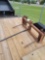 FRONT LOADER BALE SPEAR PIN-ON STYLE