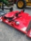 TITAN 3PT MEDIUM DUTY 6' ROTARY CUTTER W/ 75HP GEARBOX & SLIP CLUTCH (RED, UNUSED)