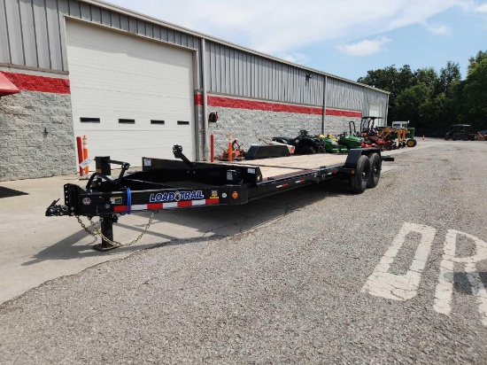2024 UNUSED LOADTRAIL 83"X22' 14KLBS TAG-A-LONG 16' TILT 10KLB JACK, RUB RAIL