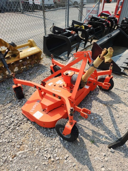 KIOTI 3PT 4' FINISH MOWER REAR DISCHARGE SN#10477 UNUSED