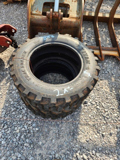 2- TITAN 27X8.50-15 R4 TIRES (2X=$)