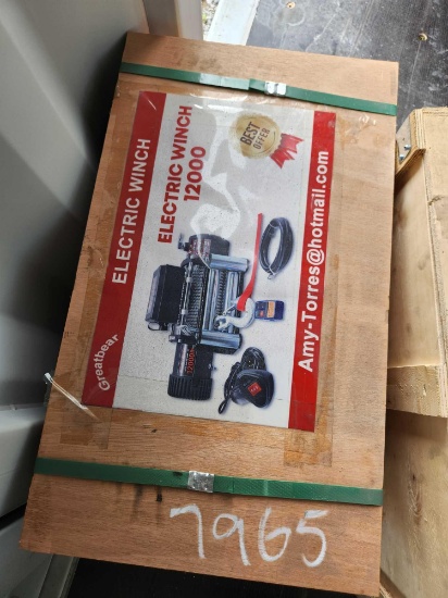 UNUSED GREATBEAR 12000LB ELECTRIC WINCH