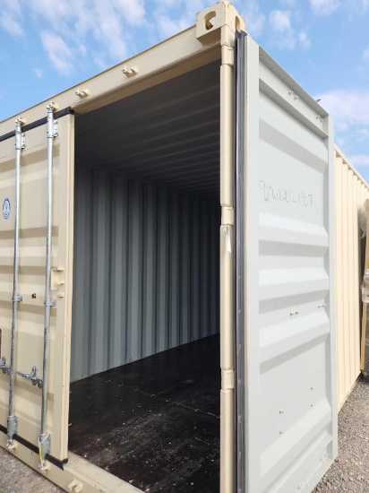 92"W X 90"T X 20' L METAL STORAGE CONTAINER SN#RJY22A04339