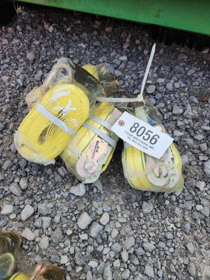 4- 2" X 27' RACHET TRAPS W/ RACHET (4X=$)