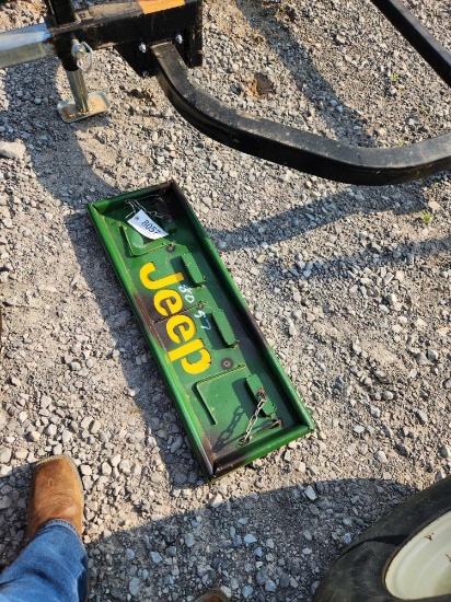 JEEP PICK-UP TAIL GATE REPLICA SIGN
