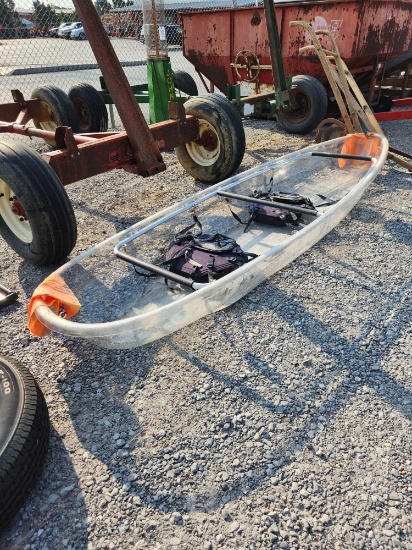 CLEAR BOTTOM 2 PERSON CANOE