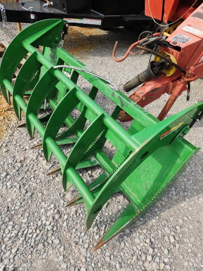 PROWORKS QA HD 72" STACKING GRAPPLE W/ HOSES & FITTINGS (FITS JD 500 SERIES)