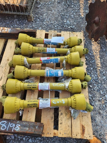 6- PTO SHAFTS UNUSED 6 SPLINE (6X=$)