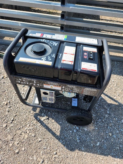 BRIGGS & STRATTON 8500 STARTING WATT, 6250 WATT GENERATOR (UNUSED, NO OIL!)
