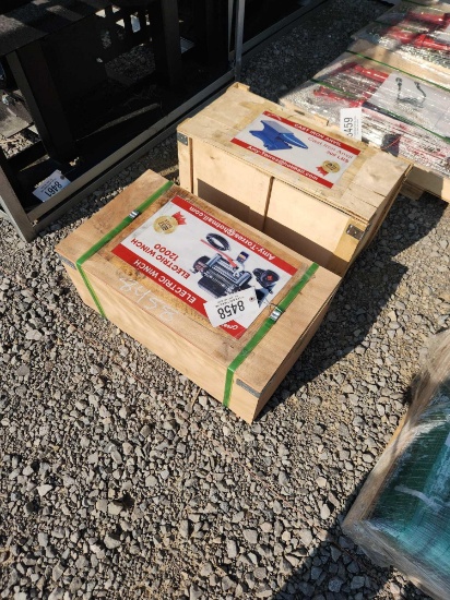 UNUSED GREATBEAR 12000LBS ELECTRIC WINCH