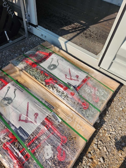 UNUSED 10- 3/8" 20' G-70 & 5- 9200LB RACHETS (15X=$)