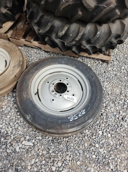 GOODYEAR 6.00-19 3 RIB TIRES W/ 6 LUG RIMS