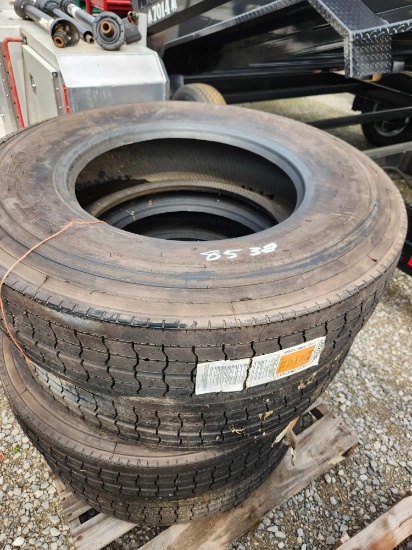 4- DYNATRAC 11R 22.5-14 PLY RADIAL TRUCK TIRES (4X=$)