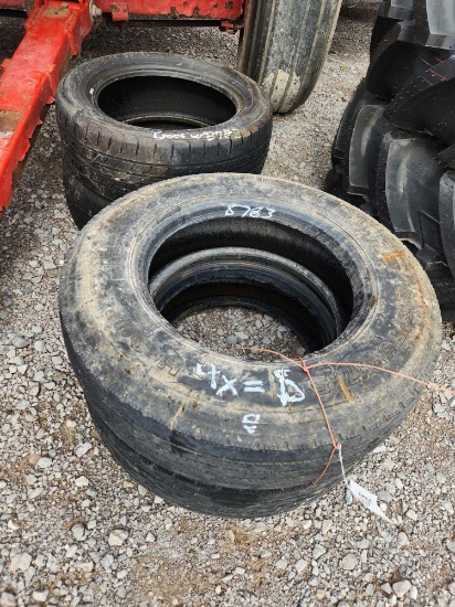 2- 215/75RX17.5 16 PLY HERCULES TIRES 2- 225/55RX17 FUZION TIRES (4X=$)