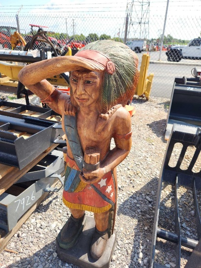 TEAKWOOD 3' INDIAN CHIEF