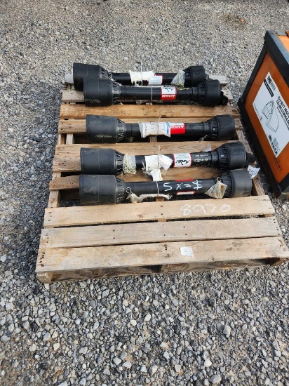 5- 34" 6 SPLINE SHEARPIN 540 PTO SHAFT UNUSED (5X=$)