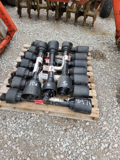 10- 34" 6 SPLINE SHEARPIN 540 PTO SHAFT UNUSED (10X=$)