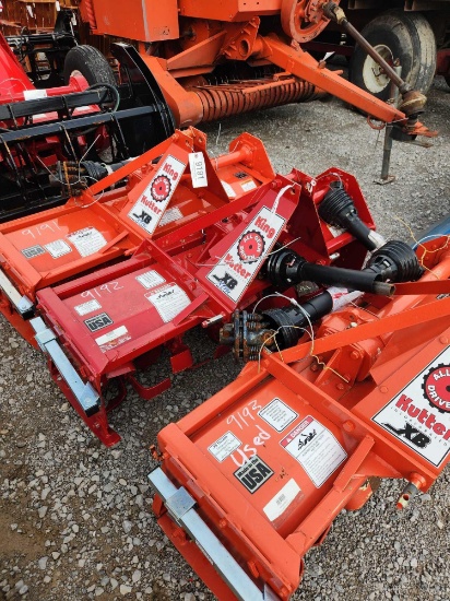 UNUSED KING KUTTER 3PT 54" XB ROTARY TILLER W/ SLIP CLUTCH RED