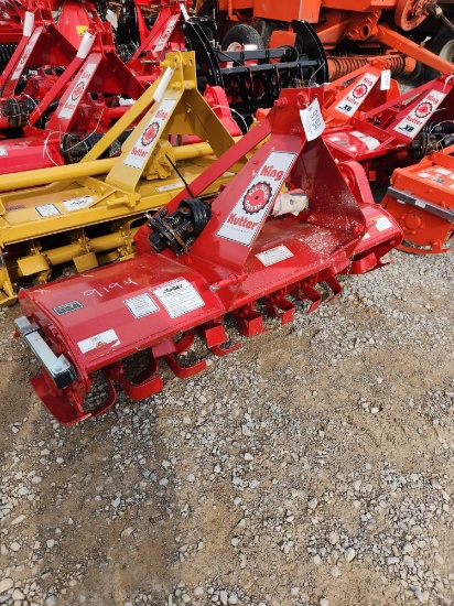 UNUSED KING KUTTER 3PT 5' ROTARY TILLER W/ SLIP CLUTCH RED