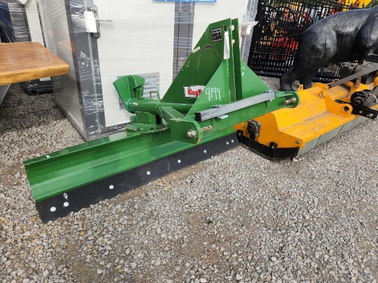 UNUSED KING KUTTER HEAVY DUTY 6' TILT & ANGLE BLADE GREEN