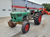 DEUTZ MODEL D5506-2 NON ROPS TRACTOR, SWAYBARS, DRAWBAR, 1 SPOOL REMOTE, 5 SPEED TRANSMISSION, CLOCK