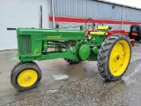 JOHN DEERE MODEL 50 ROLL-O-MATIC TRI-CYCLE NON ROPS TRACTOR, FACTORY
