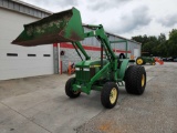 JOHN DEERE 1070-2 ROPS TRACTOR W/ QA LOADER, QA 60