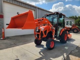 KUBOTA LX3310HSDC-4 CAB TRACTOR, QA LOADER, SS 60