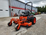 KUBOTA MODEL Z122EBR ROPS ZERO TURN W/ 48