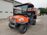 KUBOTA MODEL RTV900 4WD, DIESEL, POWER STEERING, UTILITY VEHICLE W/ GRILL GUARD, WINDSHIELD, CANOPY,