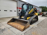 NEW HOLLAND MODEL C238 CAB TRACK SKID STEER, 84