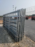 13- 12' 6 BAR GALVANIZE CORRAL PANELS (13X=$)