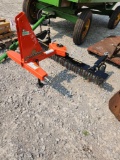 LANDPRIDE MODEL LR0560 3PT 5' ANGLE ROCK RAKE W/ WHEELS SN#1515716