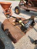 HOWSE 5' 3PT ROTARY CUTTER, 45HP GEARBOX, SHEARPIN PTO (MISSING TAILWHEEL & FORK) SN#02029