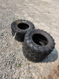 2- 8.00-12, 2- AT25X10-12 UTILITY VEHICLE TIRES (4X=$)