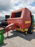 NEW HOLLAND MODEL 660 ROUND BALER (5'WX6'T) W/ BALE RAMP W/ BALE COMMAND MONITOR SN#90546